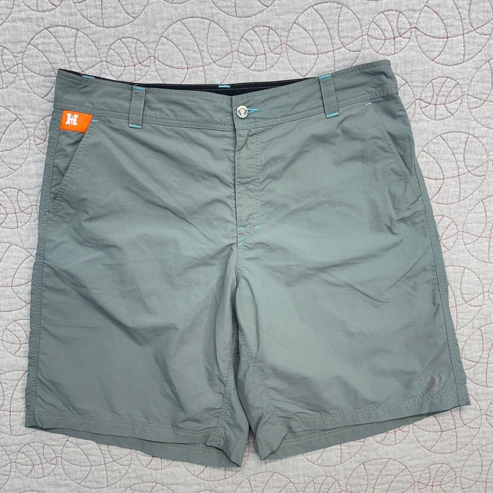 Howler Brothers Horizon Hybrid Shorts Gray Nylon / Mens 38